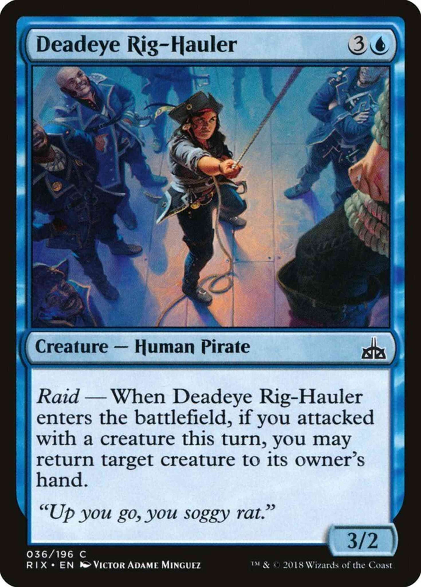 Deadeye Rig-Hauler [36] [Rivals of Ixalan] [Non-Foil]