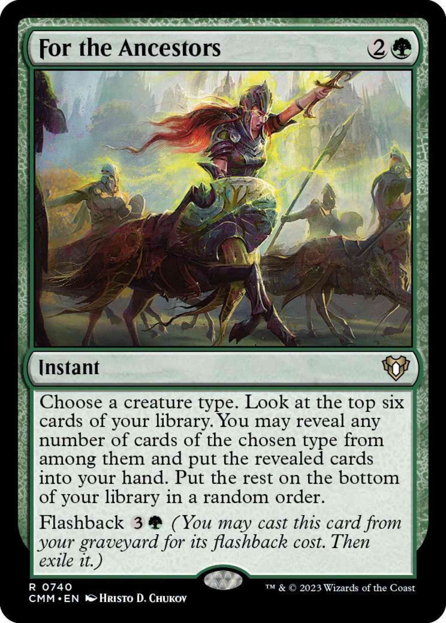 For the Ancestors [740] [Commander Masters] [Non-Foil]