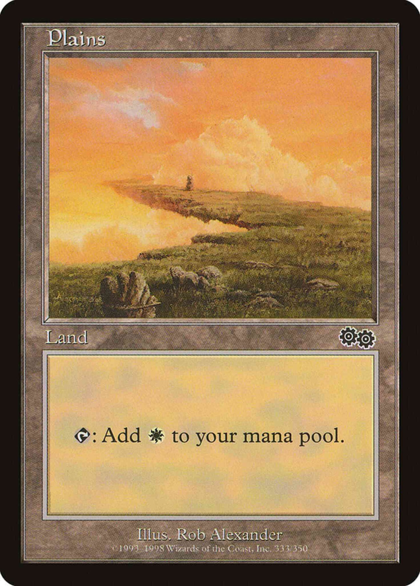 Plains [333] [Urza's Saga] [Non-Foil]