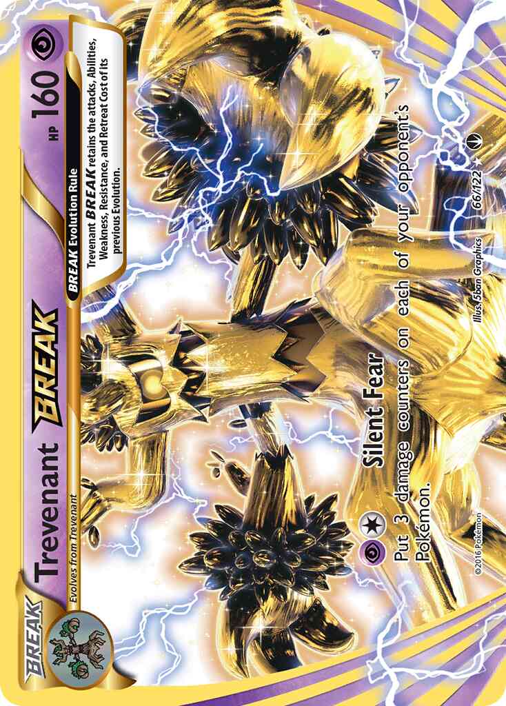 Trevenant BREAK - 66/122 - Rare BREAK [xy9-66] [BREAK]