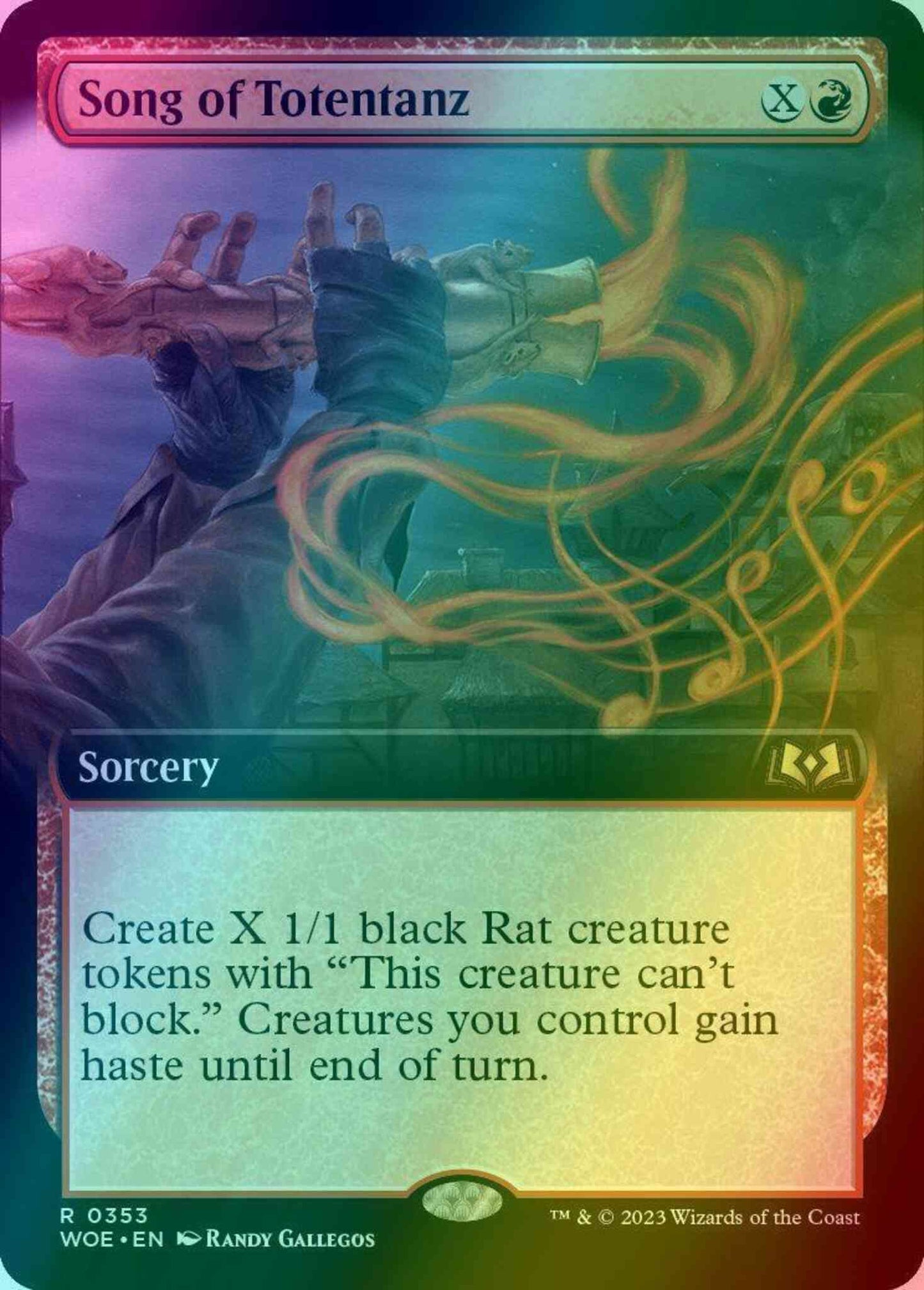 Song of Totentanz [353] [Extended Art] [Wilds of Eldraine] [Foil]