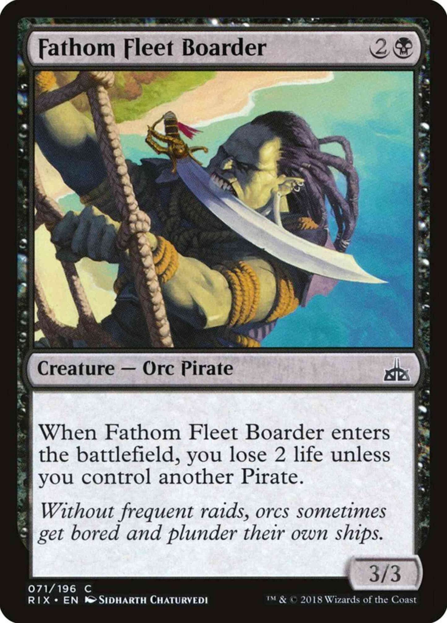 Fathom Fleet Boarder [71] [Rivals of Ixalan] [Non-Foil]