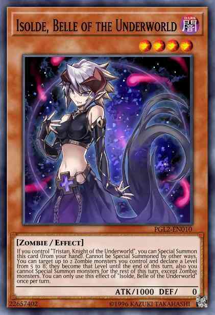 Isolde, Belle of the Underworld - PGL2-EN010 - Gold Secret Rare - 1st Edition