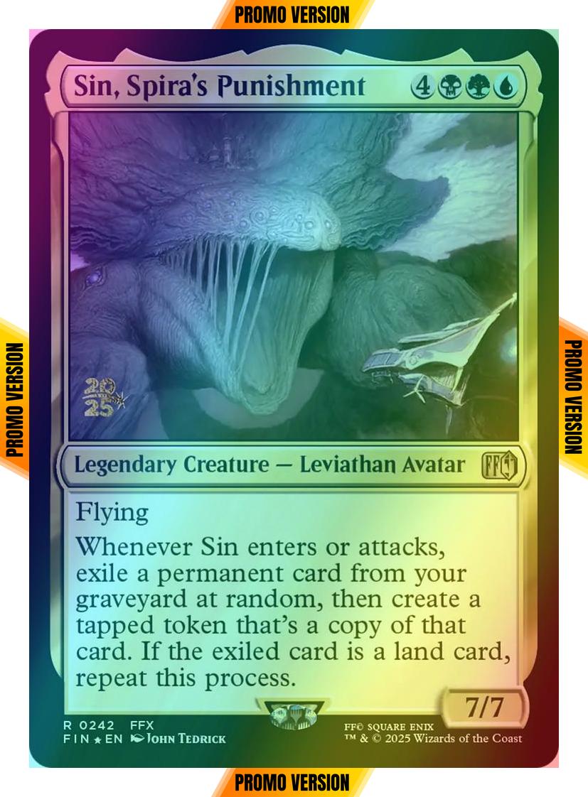 Sin, Spira's Punishment [242s] [Prerelease] [FINAL FANTASY: Promos] [Foil]