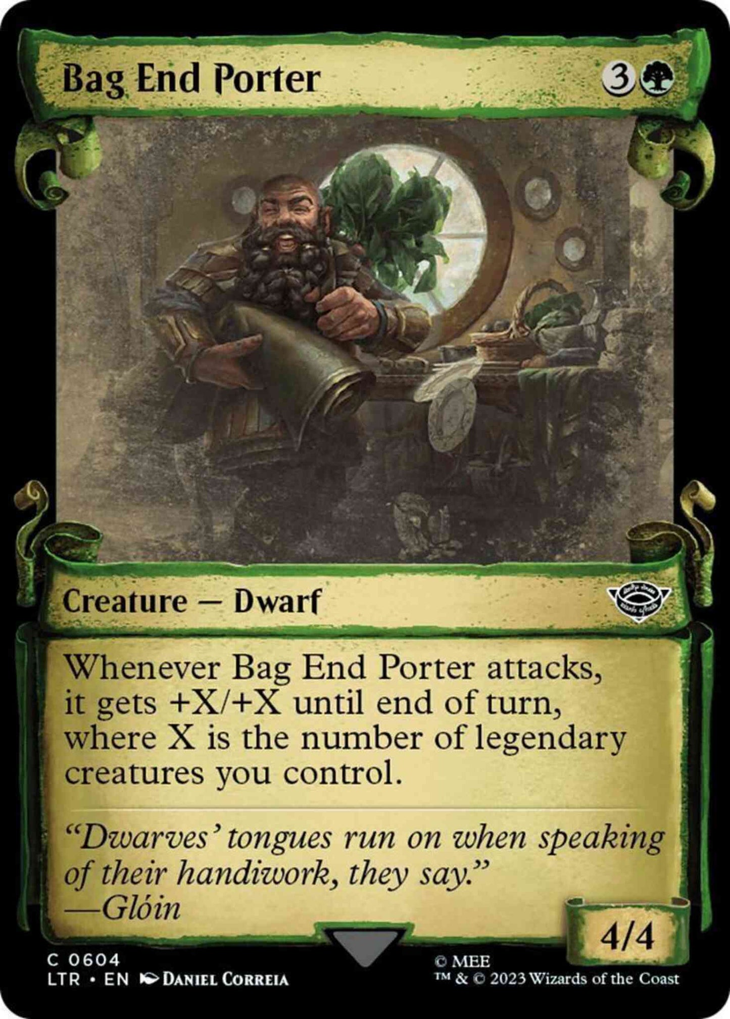 Bag End Porter [604] [Scrolls Showcase] [The Lord of the Rings: Tales of Middle-earth] [Non-Foil]