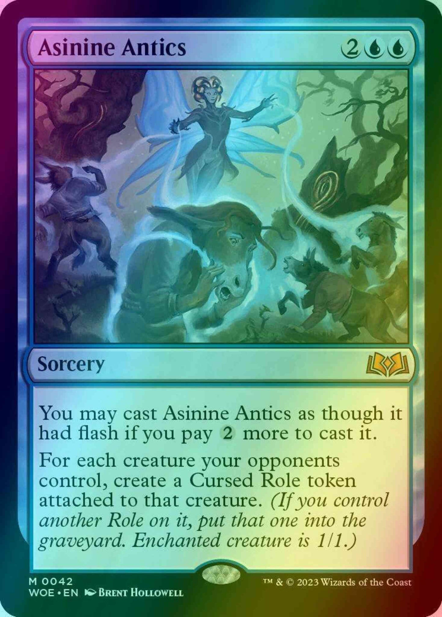 Asinine Antics [42] [Wilds of Eldraine] [Foil]