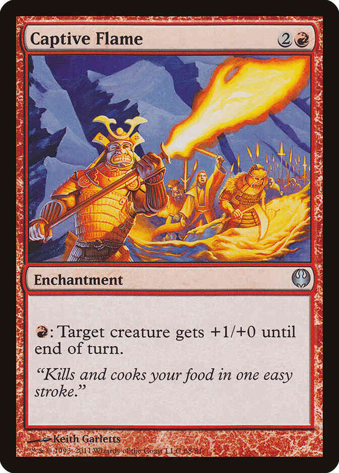 Captive Flame [68] [Duel Decks: Knights vs. Dragons] [Non-Foil]