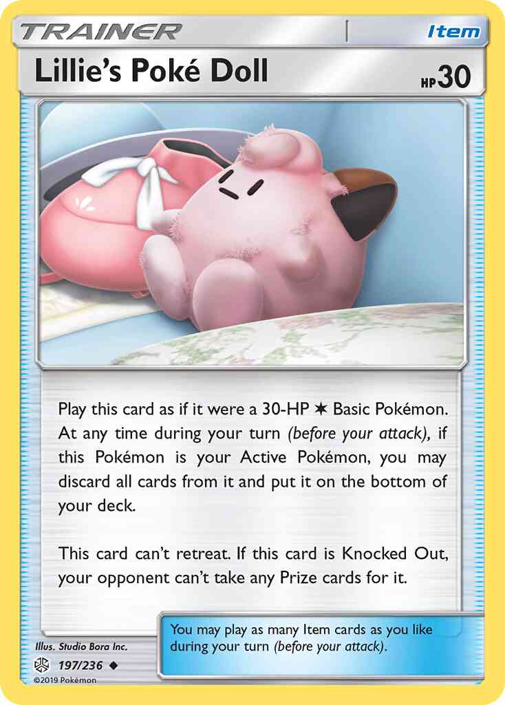 Lillie's Poké Doll - 197/236 - Uncommon [sm12-197] [Reverse Holo]
