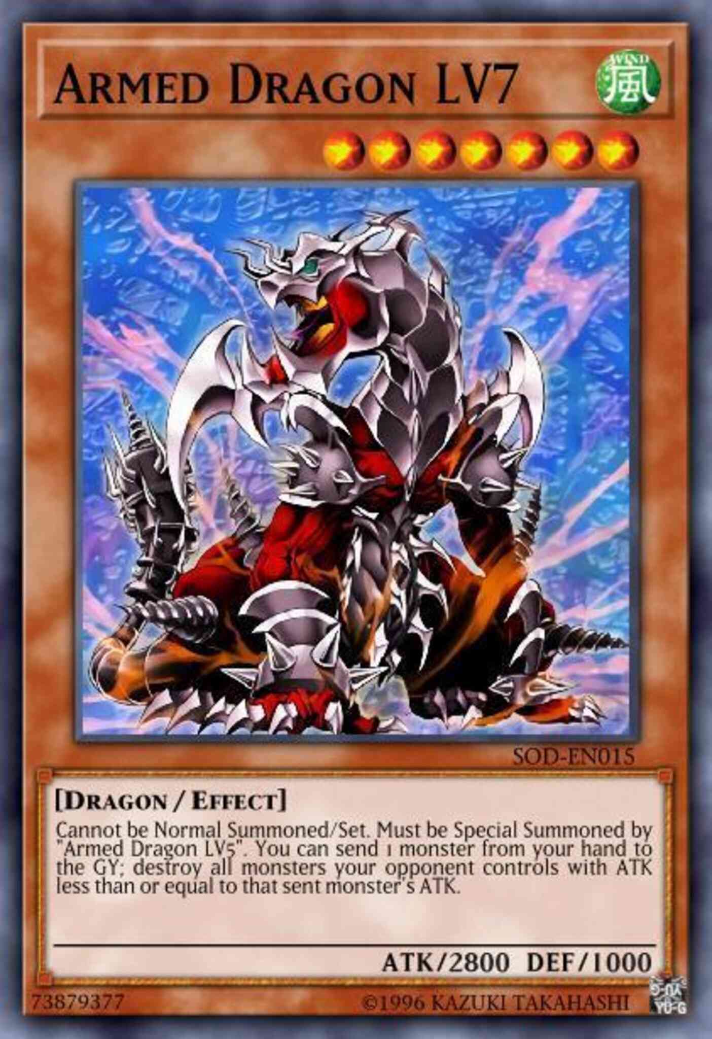 Armed Dragon LV7 - SD1-ENDE1 - Secret Rare - Limited