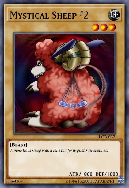 Mystical Sheep #2 - LOB-037 - Common - 1st Edition