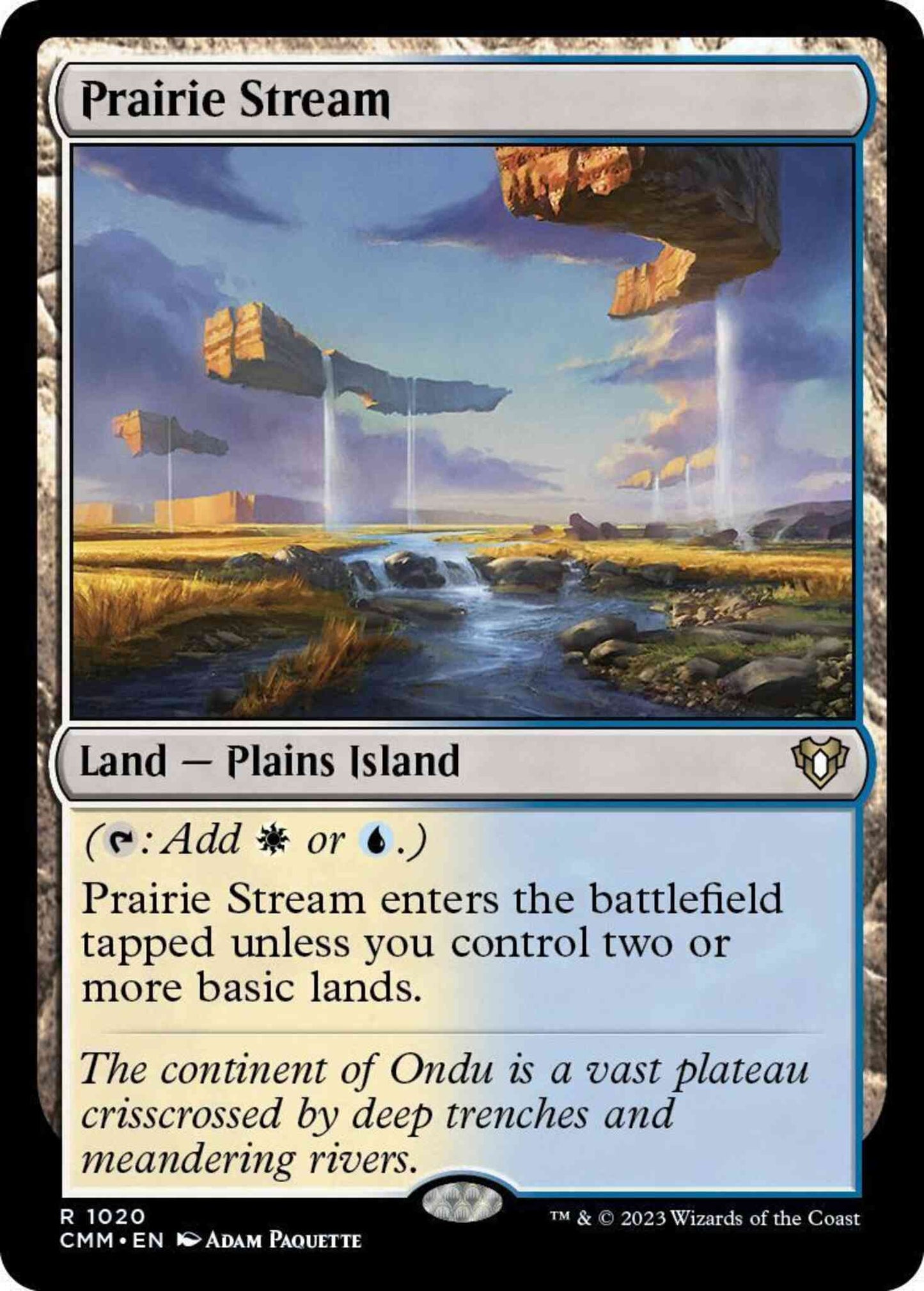 Prairie Stream [1020] [Commander Masters] [Non-Foil]