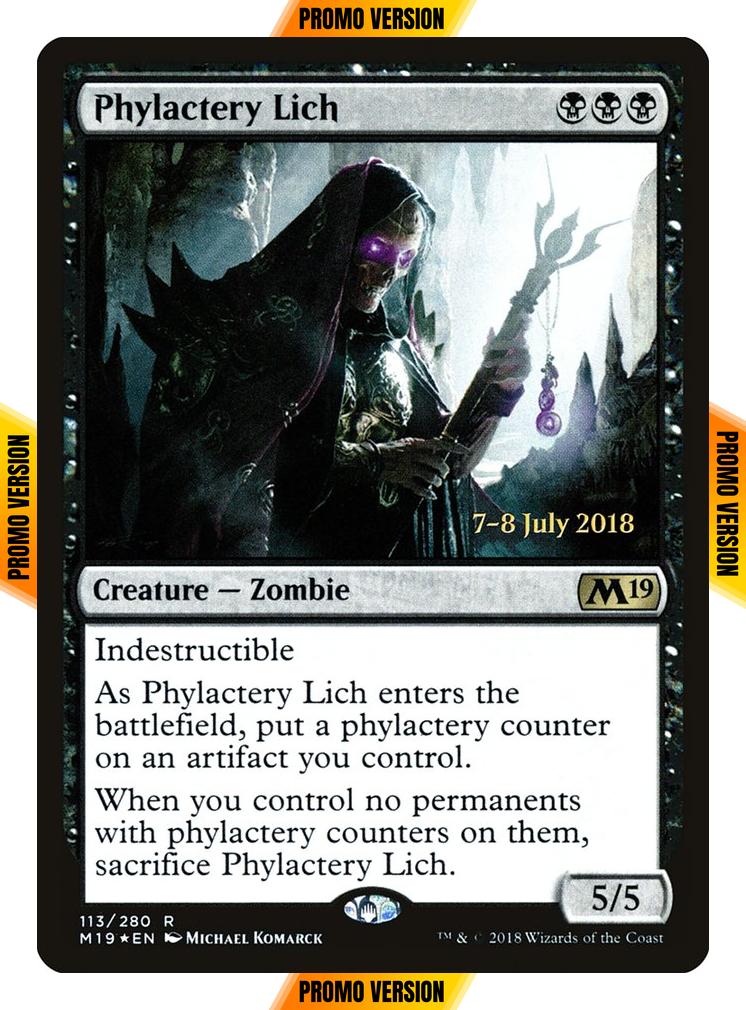 Phylactery Lich [113s] [Core Set 2019 Promos] [Foil]