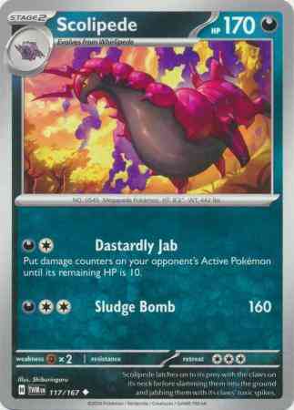 Scolipede - 117/167 - Uncommon [sv06-117] [Non-Holo]