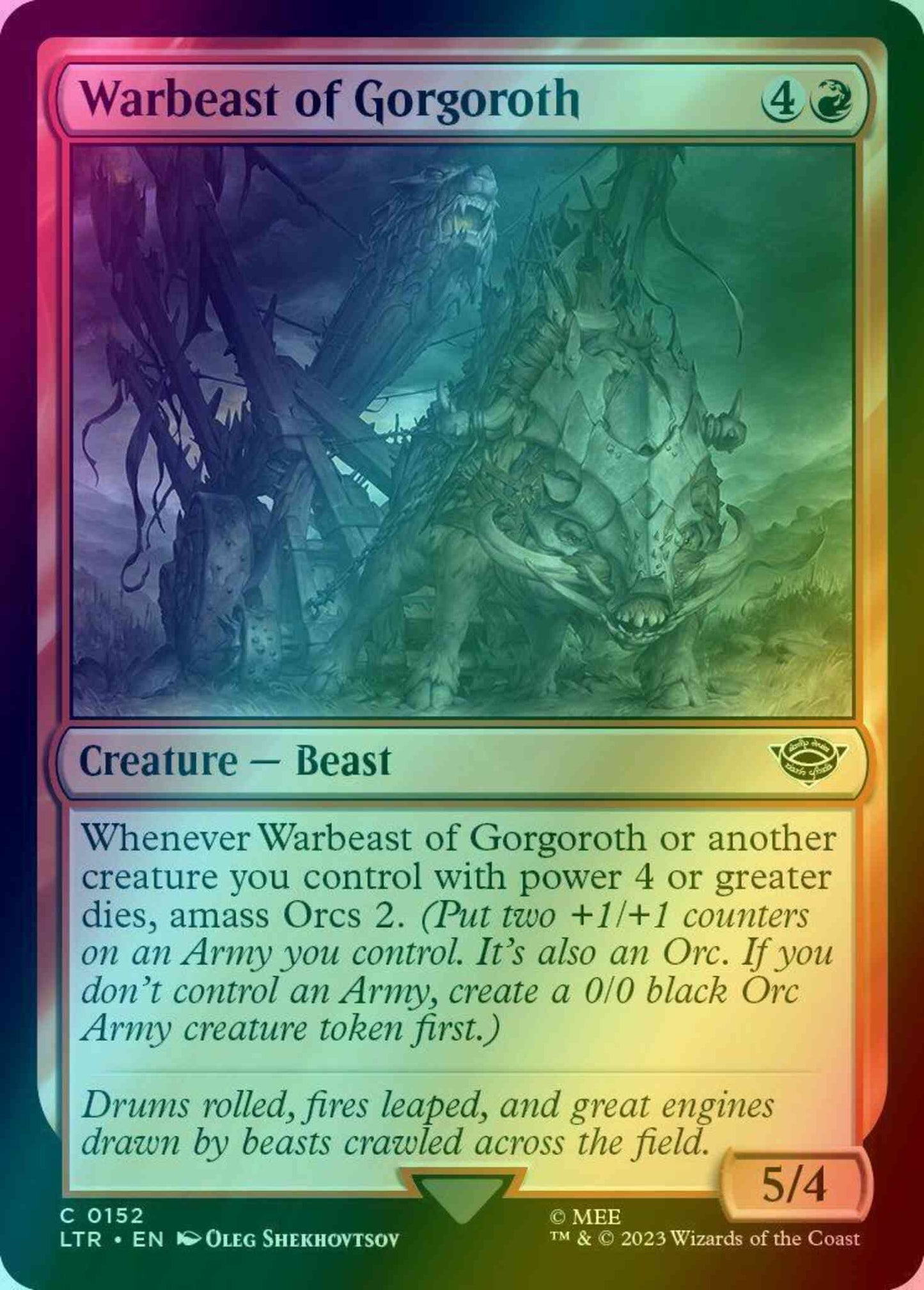 Warbeast of Gorgoroth [152] [The Lord of the Rings: Tales of Middle-earth] [Foil]