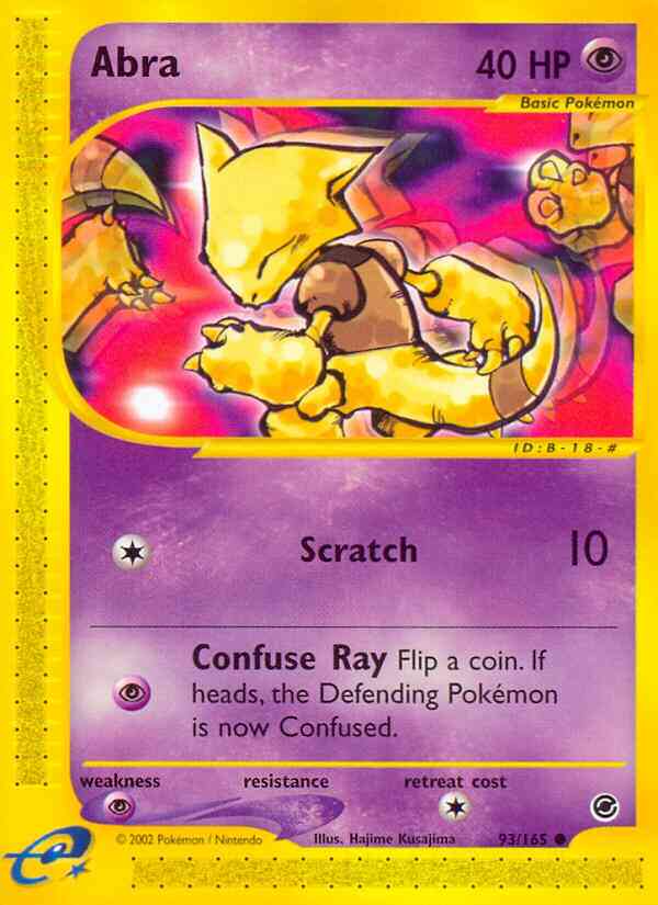 Abra - 93/165 - Common [ecard1-93] [Reverse Holo]