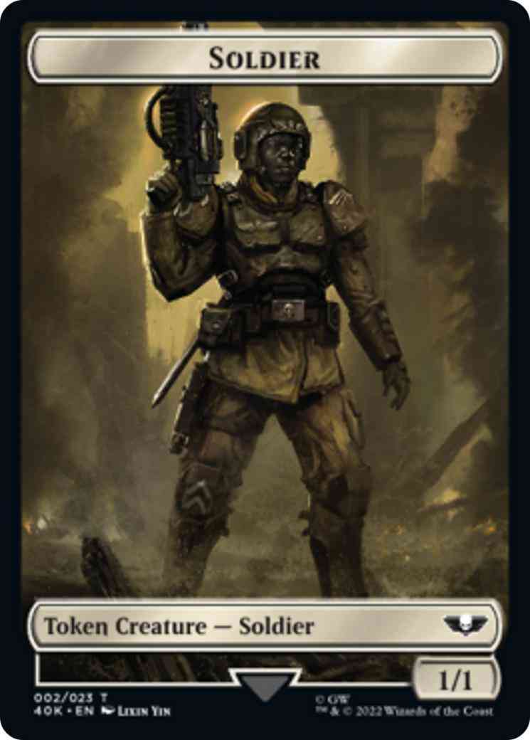 Soldier Token (02) // Zephyrim Token (07) [Universes Beyond: Warhammer 40,000: Tokens] [Non-Foil]