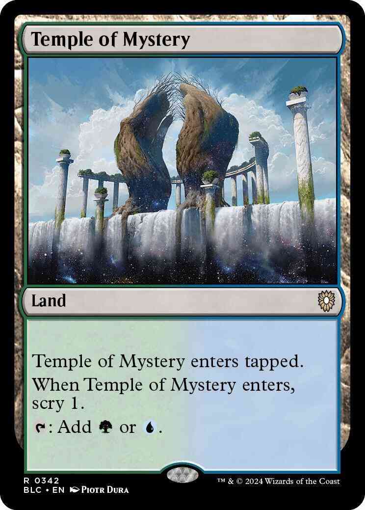 Temple of Mystery [342] [Bloomburrow: Commander] [Non-Foil]