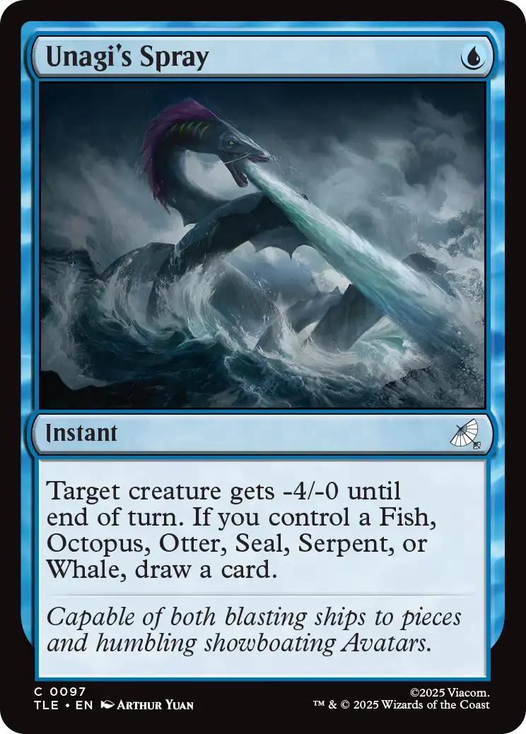 Unagi's Spray [97] [Avatar: The Last Airbender Eternal] [Non-Foil]
