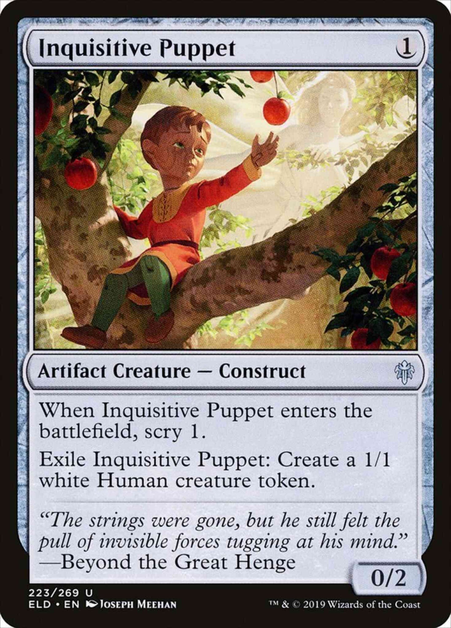 Inquisitive Puppet [223] [Throne of Eldraine] [Non-Foil]