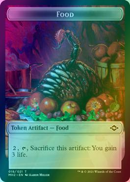 Beast Token (09) // Food Token (18) [Modern Horizons 2 Tokens] [Foil]