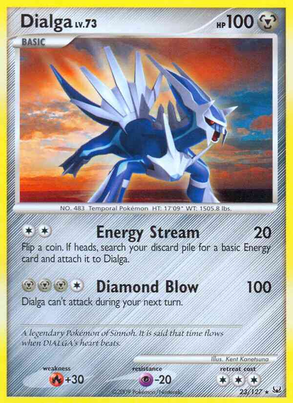 Dialga - 23/127 - Rare [pl1-23] [Non-Holo]