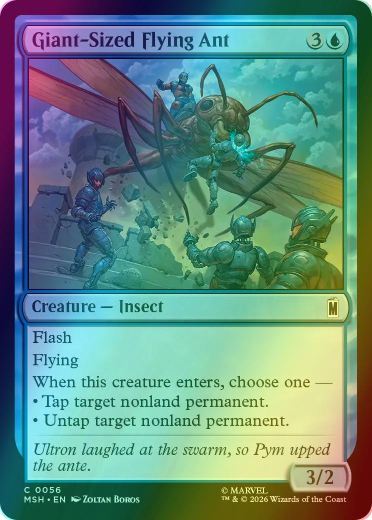 Giant-Sized Flying Ant [56] [Marvel Super Heroes] [Foil]
