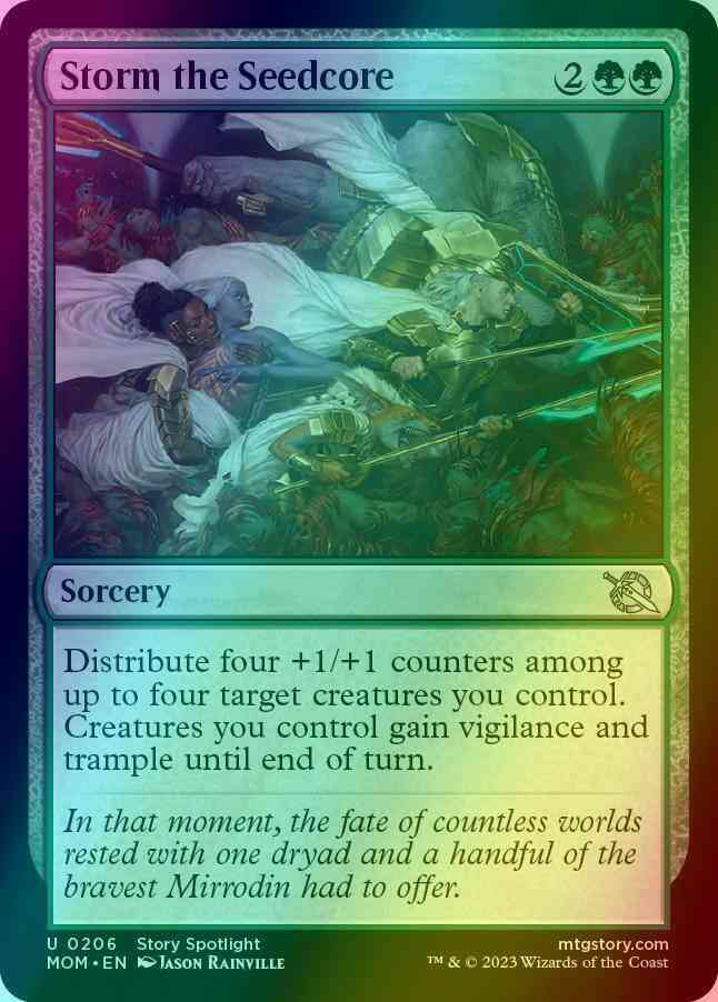 Storm the Seedcore [206] [March of the Machine] [Foil]