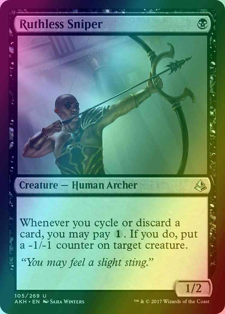 Ruthless Sniper [105] [Amonkhet] [Foil]