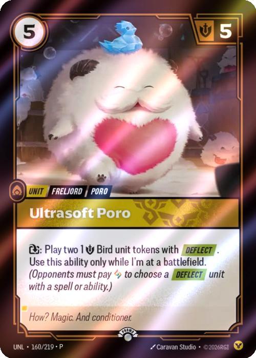 Ultrasoft Poro - 160/219 [Riftbound Organized Play Promotional Cards] [Foil]
