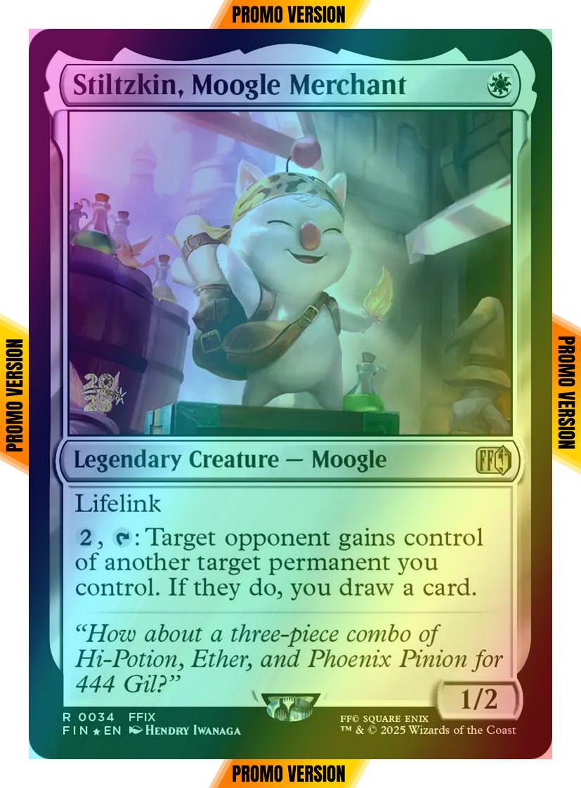 Stiltzkin, Moogle Merchant [34s] [Prerelease] [FINAL FANTASY: Promos] [Foil]