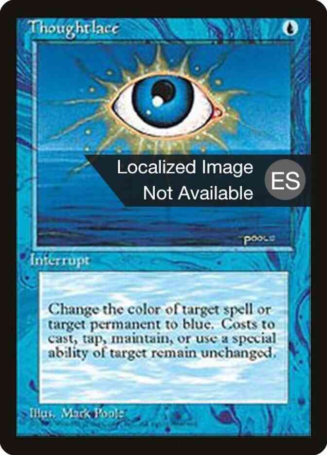 Thoughtlace - Spanish [107] [Fourth Edition Black Border: Spanish] [Non-Foil]