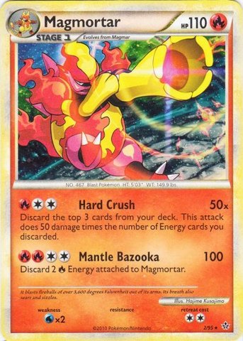 Magmortar - 2 - Promotional - Cracked Ice Holo Player's Collection Exclusive [Holo]