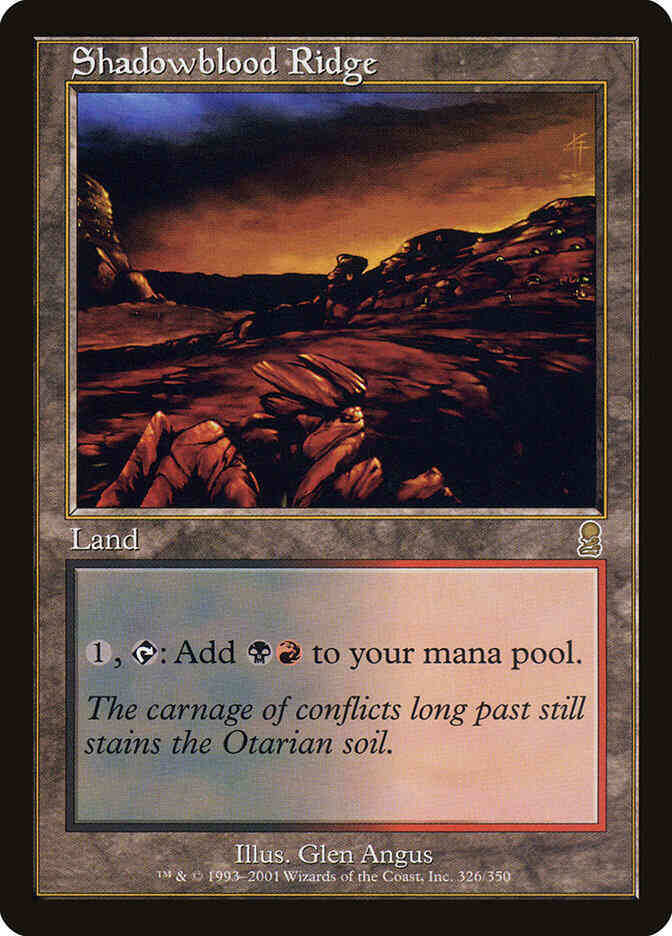 Shadowblood Ridge [326] [Odyssey] [Non-Foil]