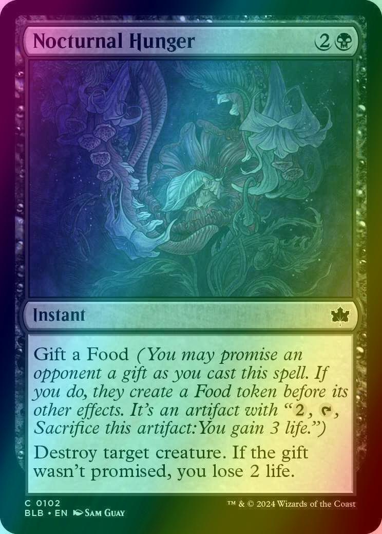 Nocturnal Hunger [102] [Bloomburrow] [Foil]