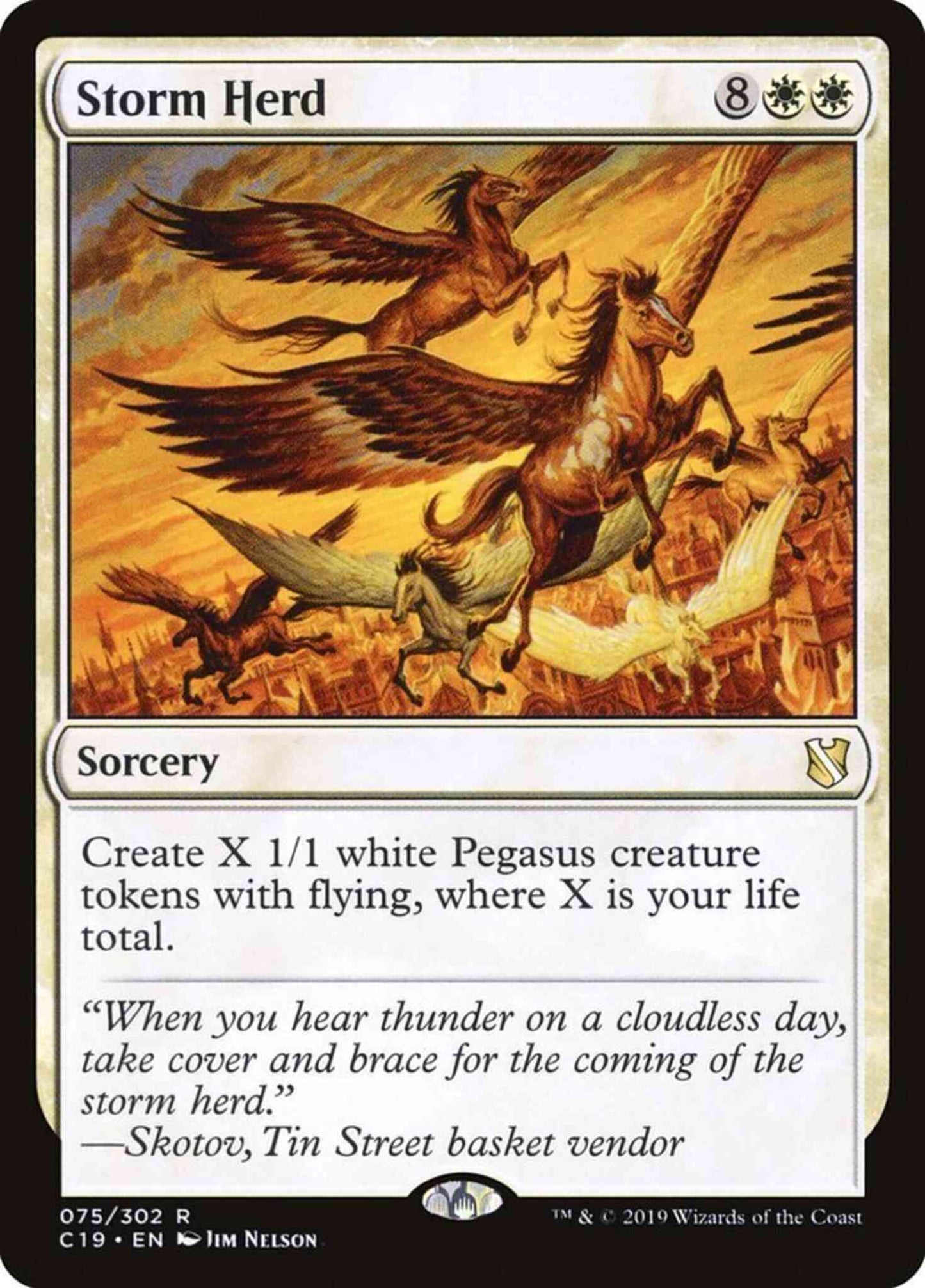 Storm Herd [75] [Commander 2019] [Non-Foil]