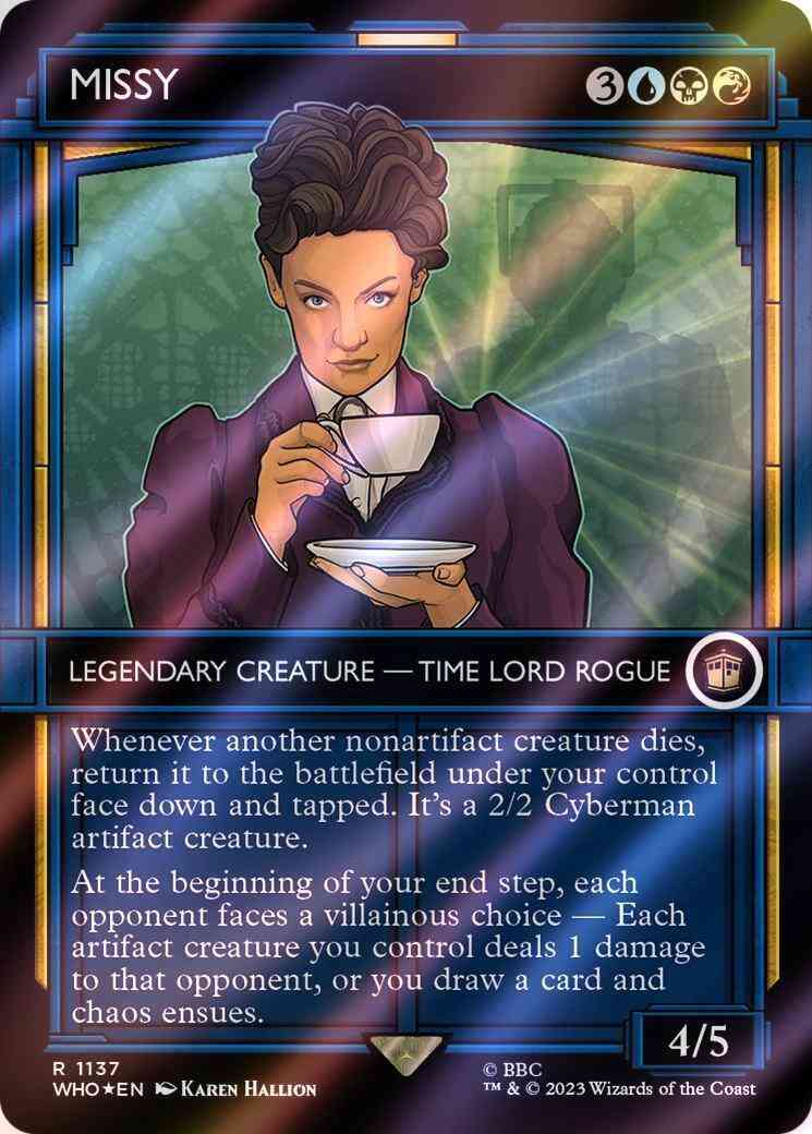 Missy [1137] [TARDIS Showcase] [Universes Beyond: Doctor Who] [Surge Foil]