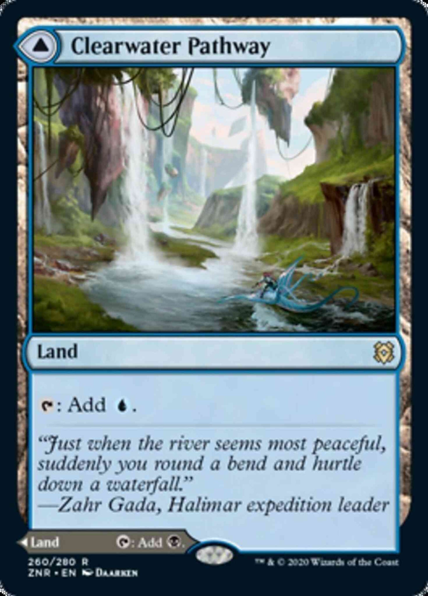 Clearwater Pathway // Murkwater Pathway [260] [Zendikar Rising] [Non-Foil]