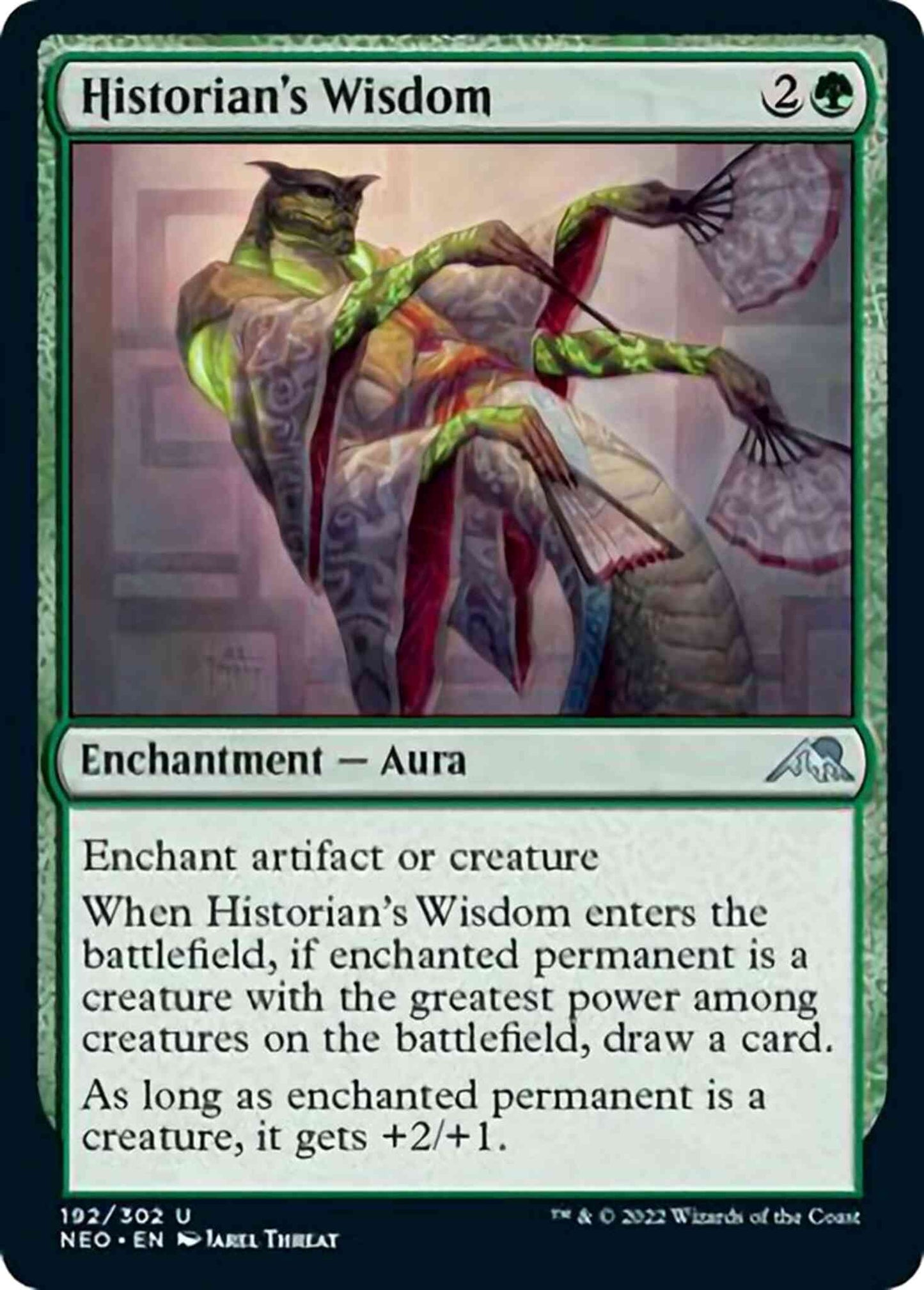 Historian's Wisdom [192] [Kamigawa: Neon Dynasty] [Non-Foil]