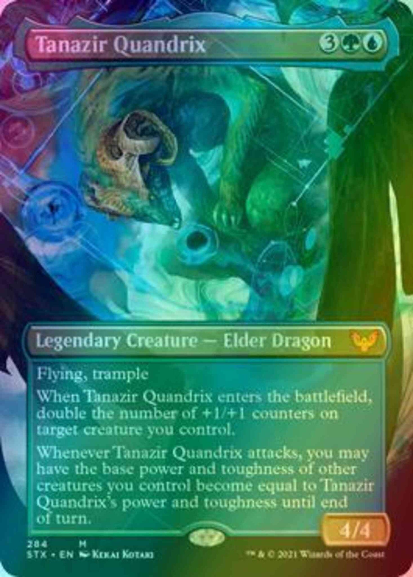 Tanazir Quandrix [284] [Borderless] [Strixhaven: School of Mages] [Foil]