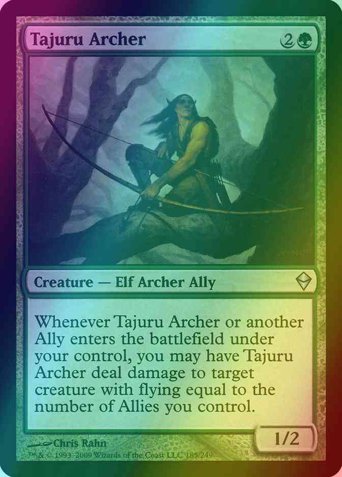 Tajuru Archer [185] [Zendikar] [Foil]