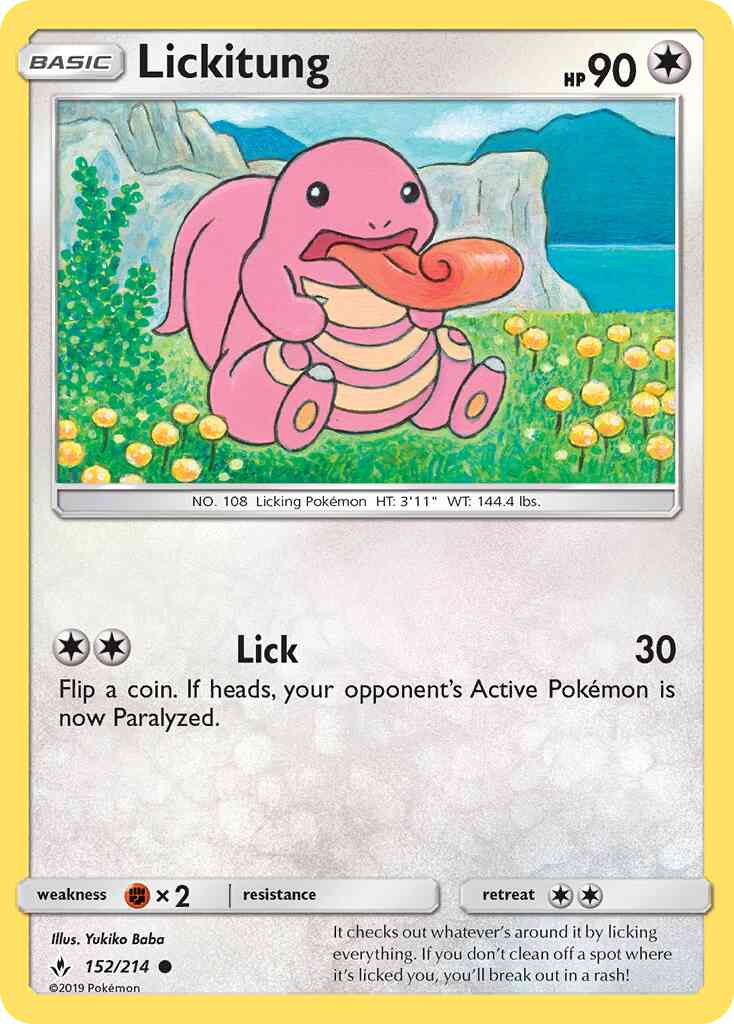 Lickitung - 152/214 - Common [sm10-152] [Non-Holo]
