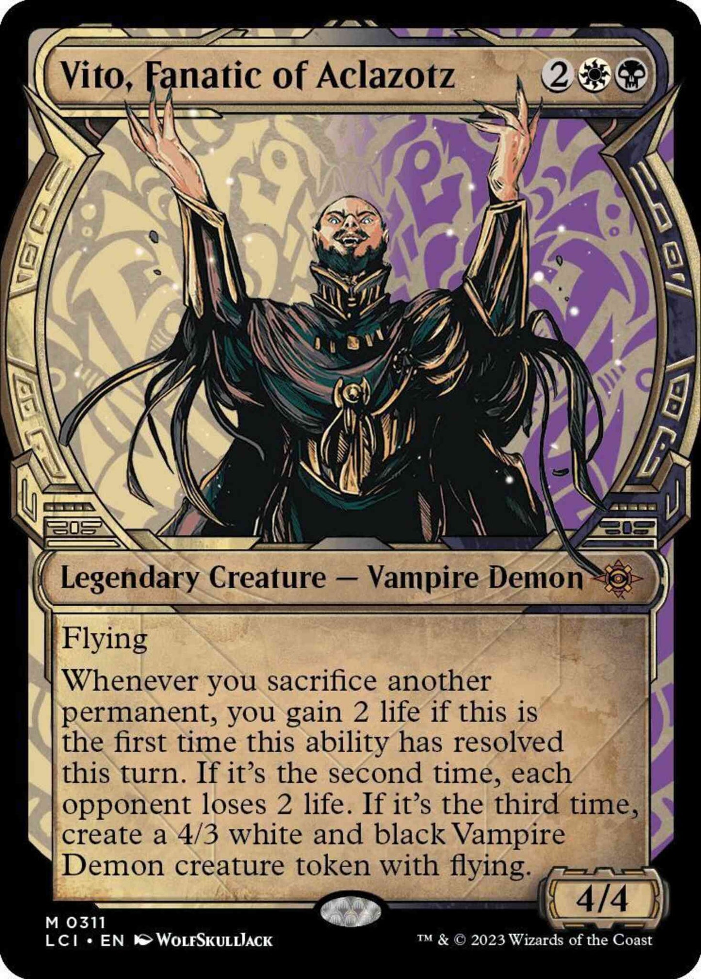 Vito, Fanatic of Aclazotz [311] [Legends of Ixalan Showcase] [The Lost Caverns of Ixalan] [Non-Foil]