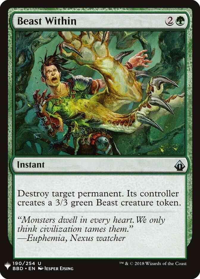 Beast Within [BBD-190] [The List] [Non-Foil]