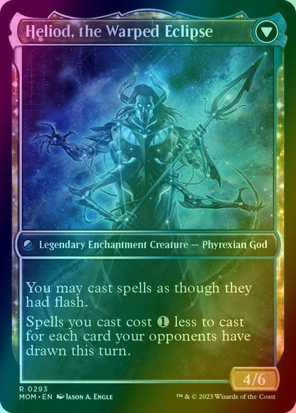 Heliod, the Radiant Dawn // Heliod, the Warped Eclipse [293] [Planar Showcase] [March of the Machine] [Foil]