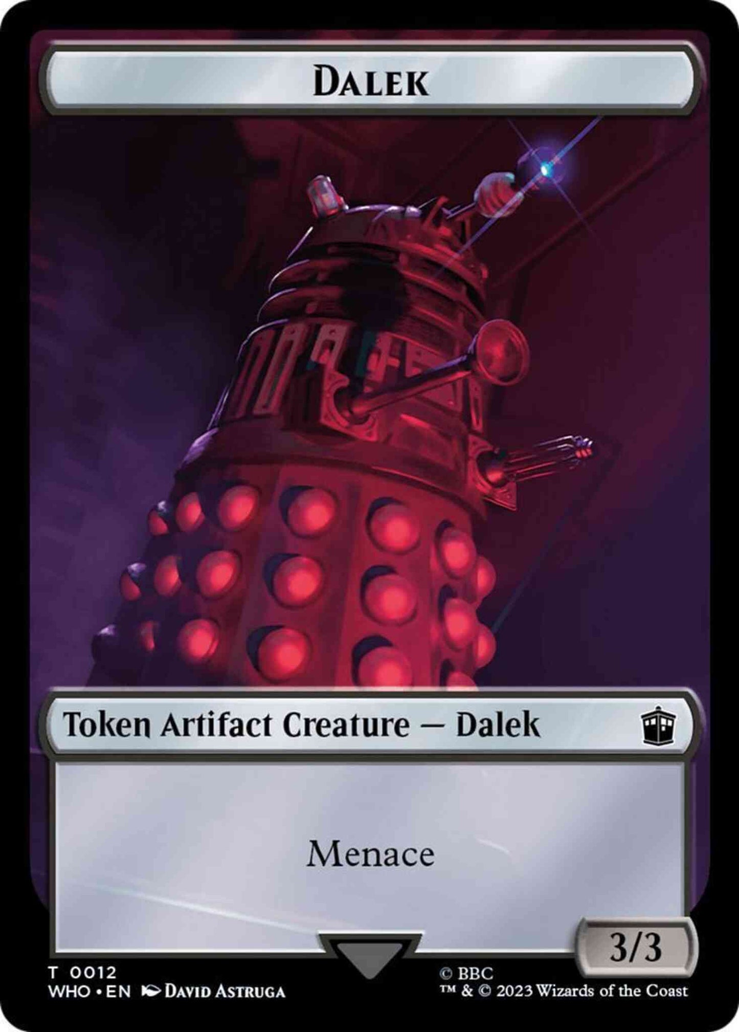 Dalek Token (12) // Treasure Token (31) [Universes Beyond: Doctor Who: Tokens] [Non-Foil]