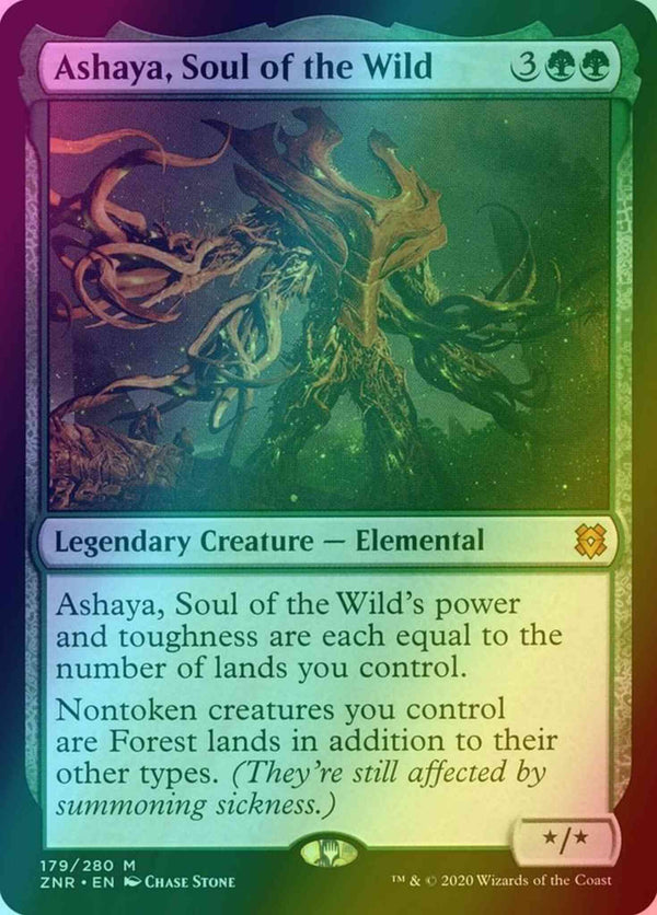 Ashaya, Soul of the Wild [179] [Zendikar Rising] [Foil]
