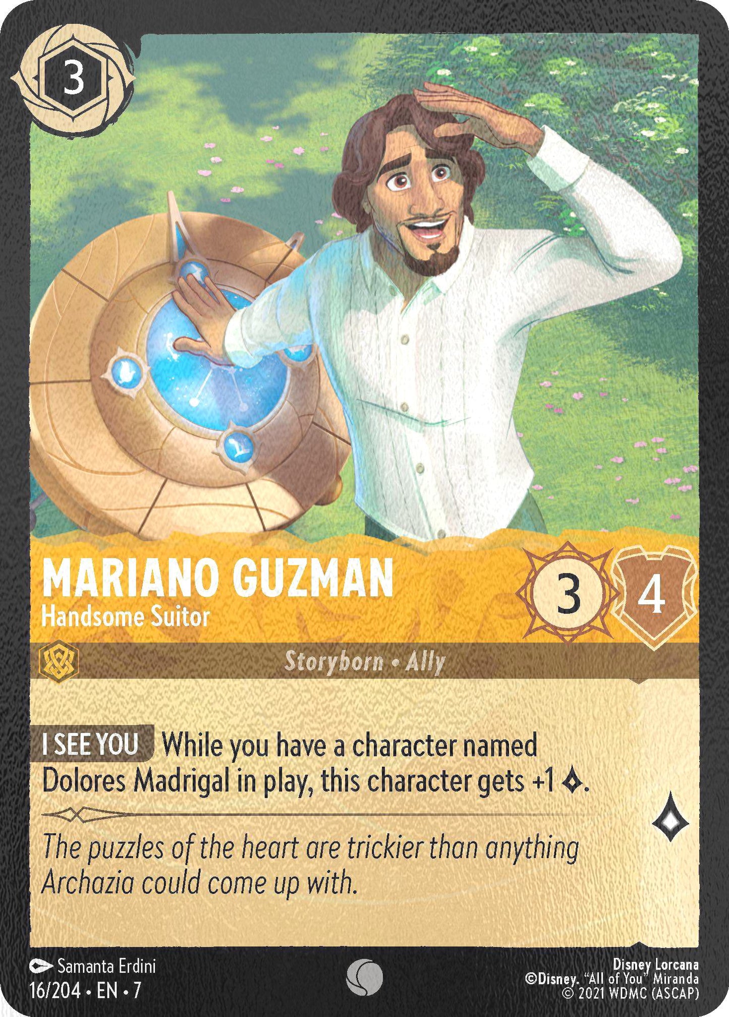 Mariano Guzman - Handsome Suitor - 16/204 [Archazia's Island] [Cold Foil]