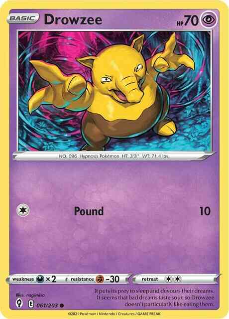 Drowzee - 061/203 - Common [swsh7-061] [Non-Holo]