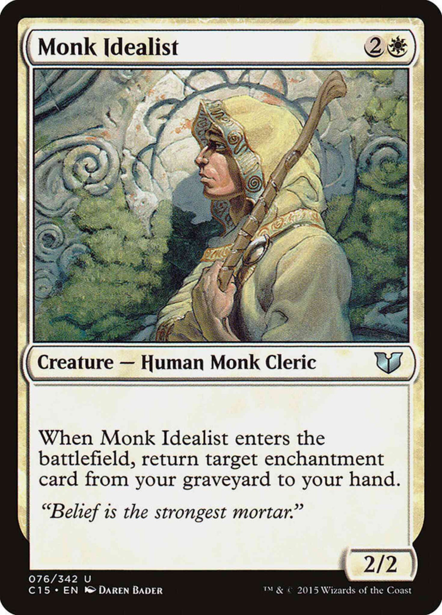 Monk Idealist [76] [Commander 2015] [Non-Foil]