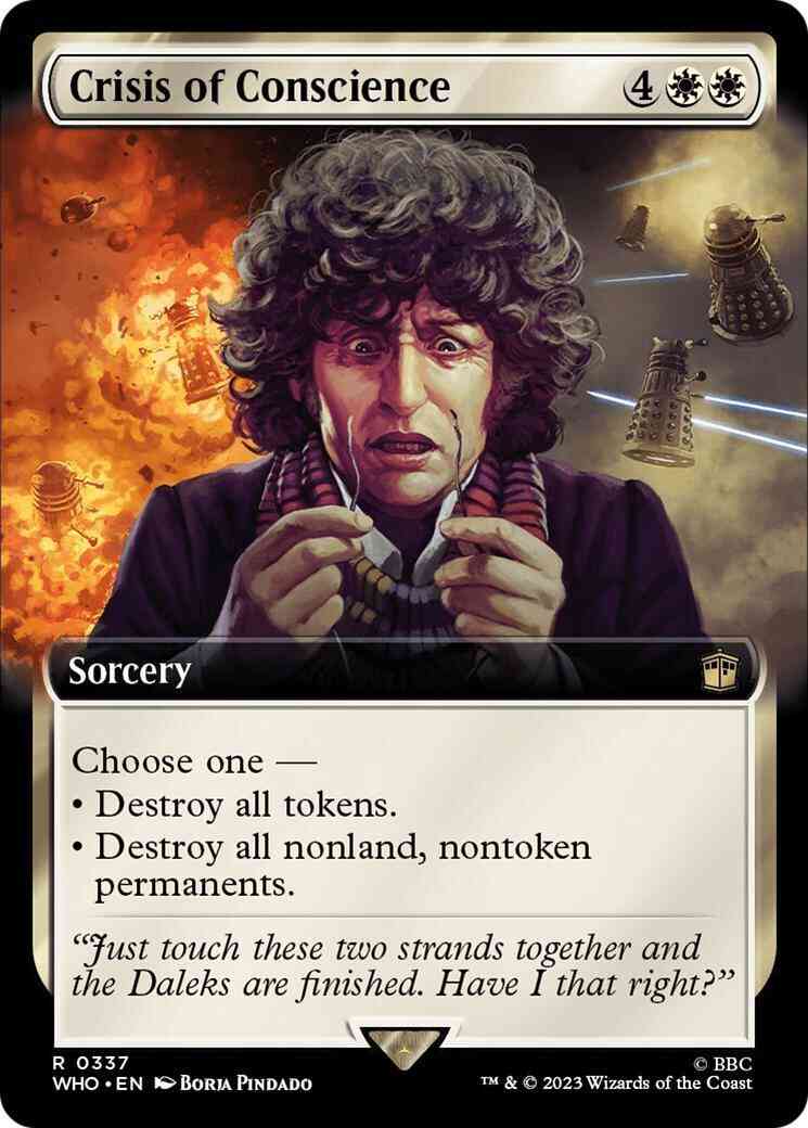 Crisis of Conscience [337] [Extended Art] [Universes Beyond: Doctor Who] [Non-Foil]